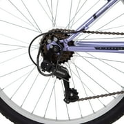 Huffy 24 Rock Creek Mountain Bike, Fits Riders 58” - 70”, Purple, Adult, Womens