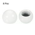 thumbnail image 3 of Uxcell 15mm Lamp Decoration for Lamp Harp Top Lampshade Holder M10 Lamp Finial Cap Knob White 6 Pack, 3 of 5