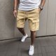 thumbnail image 1 of WILLBEST Pantalones Cortos para Hombre, Informales, Lisos, con Bolsillo Cargo, Ajustados, con Cordón, de Verano, 1 of 6
