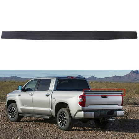 CCIYU Fits for 2014-2018 for TOYOTA Tundra Tailgate Molding Cap Protector ABS Rear 02ETM2001CBK