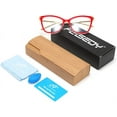 thumbnail image 7 of FEISEDY Oversized Cat Eye Glasses Frame Blue Light Blocking Eyewear for Women B2589, 7 of 7