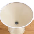 thumbnail image 5 of Set of 2 Coffee Round Tables, Round Coffee Table with Wooden-Look Top & Steel Base, Coffee Tables for Living Room, Bedroom, 5 of 9