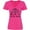 Hot Pink, variant on Inktastic Aunt of the Bride Wedding Party Women's V-Neck T-Shirt