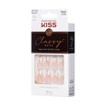 thumbnail image 3 of KISS Classy Press-On Nails, 'The BOSS', Glittery French, Medium Coffin, 31 Ct., 3 of 7