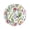 50ct Wildflower Floral, variant on DTFMZOV 8.5 inch Paper Plates Disposable, 30 Pack Compostable Heavy Duty Round Heart Plates for Party, Valentine's Day, Microwaveable Plates for Dinner and Everyday Use