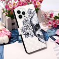 thumbnail image 5 of Feishell Wallet Case for iPhone 14 Pro Max,Shockproof Colorful Painted Pattern PU Leather Magnetic Clasp Flip Kickstand ID Credit Card Slots Slim Fit Phone Case Cover,Skull, 5 of 7