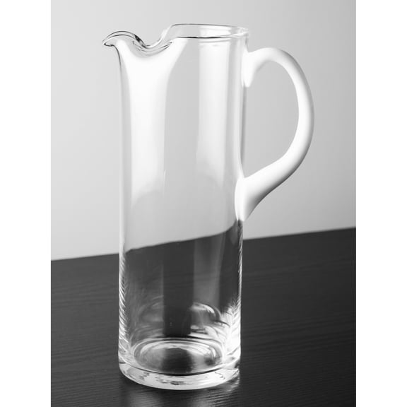 Majestic Gifts Inc.  European Glass Pitcher w/ White Handle