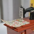 thumbnail image 6 of Fufafayo under $5 Mini Sewing Machine Music Box, Vintage Sewing Machine Music Box, Mini Mechanical Tabletop Decor, Retro Style Wind Up Musical Box with Drawer, Novelty Gift for Collectors, 6 of 7