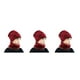 thumbnail image 2 of Minnieouse Sombrero de invierno para niños, forro polar a prueba de viento, interior, pañuelo para el cuello, calentador de cuello, protección rojo 3piezas, 2 of 6