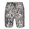 thumbnail image 3 of Logiee Leopard And Zebra Print Mens Swim Trunks Quick Dry Board Shorts,Breathable Hawaii Beach Shorts Swimwear Bathing Suits-Medium, 3 of 6