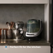 غسالة زجاجات الأطفال Baby Brezza Pro - تنظيف أفضل أثبت فعاليته سريريًا - غسالة ومعقم + مجفف في جهاز واحد للأشياء الأساسية مثل الزجاجات + أجزاء المضخة – تحل الماكينة محل الفرش + الرفوف