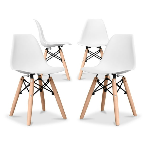 Modholic Eiffel Kids Chair, White (Set Of 4)