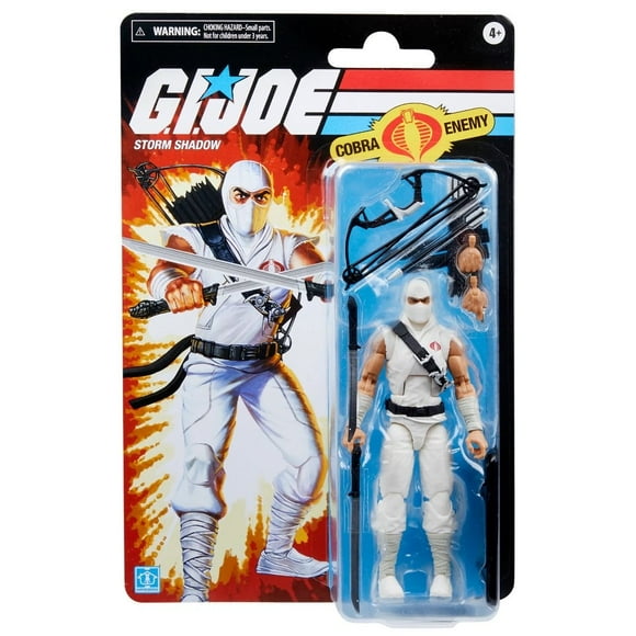 Stock G.I. Joe Actio Figure 1/12 Storm Shadow Zartan 6-Inch Retro Hanging Card Action Figure Model Toy Desktop Collection Gift