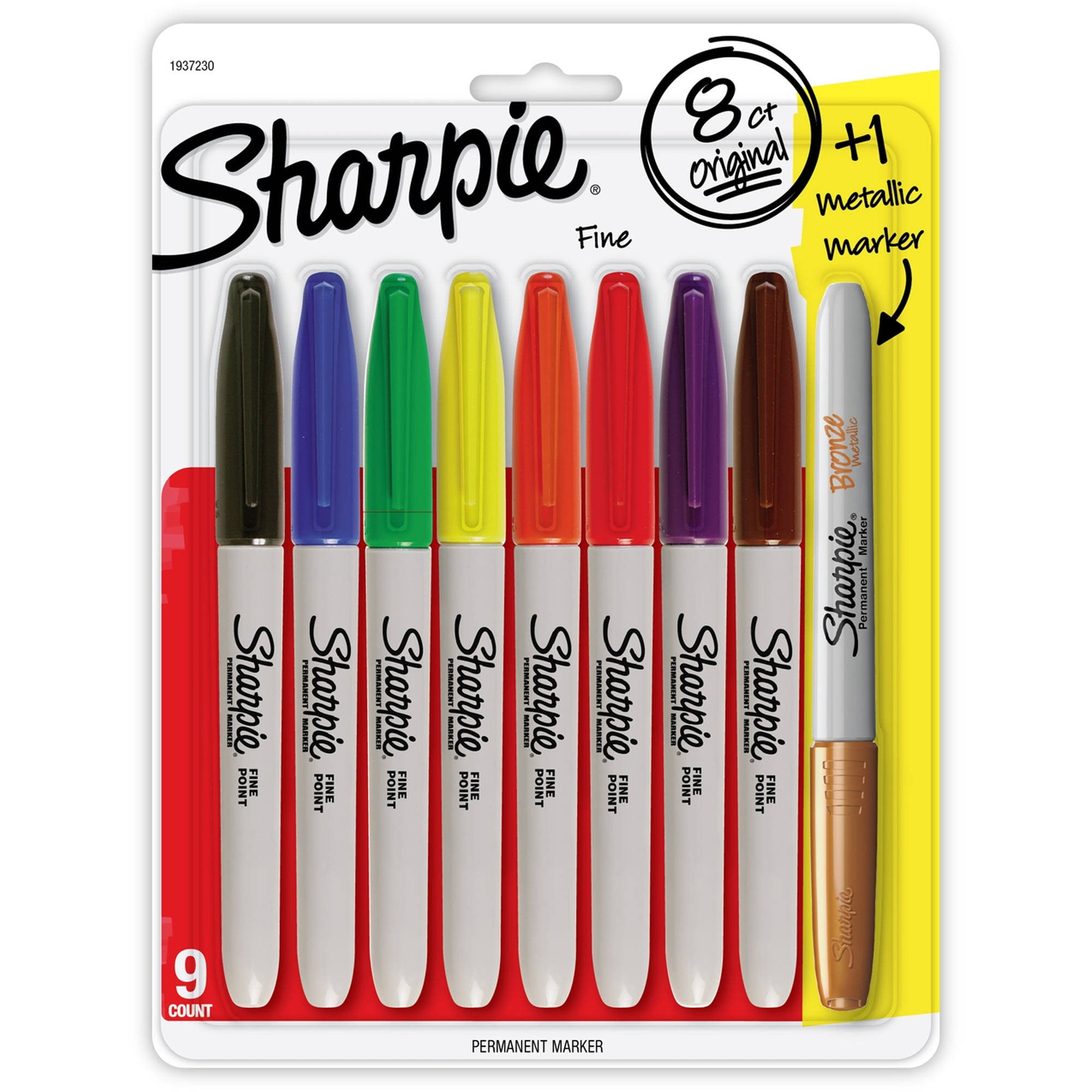 8 Pack SHARPIE Markers Coloured Permanent Sharpies Marker Pen Bulk Fine Point M1