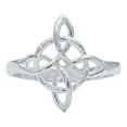 thumbnail image 1 of JOYARIS Anillo Nudo De Bruja Celta Artesanal Liso Amuleto Plata 925 Talla 7 AN-0000585, 1 of 4