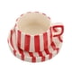 thumbnail image 4 of 1 juego de taza de agua de cerámica, taza de café a rayas, taza de leche, taza de cerámica para el hogar para té, café, jugo, latte, capuchino, 4 of 8