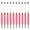 Candy Watermelon Red, variant on 10 Pcs/Set Beadable Ballpoint Pen 1.0mm Multicolor Bead Pen Black Ink Pen
