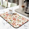thumbnail image 2 of Washable Rubber Colorful Floral Dish Drying Mats for Kitchen Counter Home Large Coffee Bar Pad Accessories and Decor for Utensils Stemware 19.5''x12'', 2 of 7