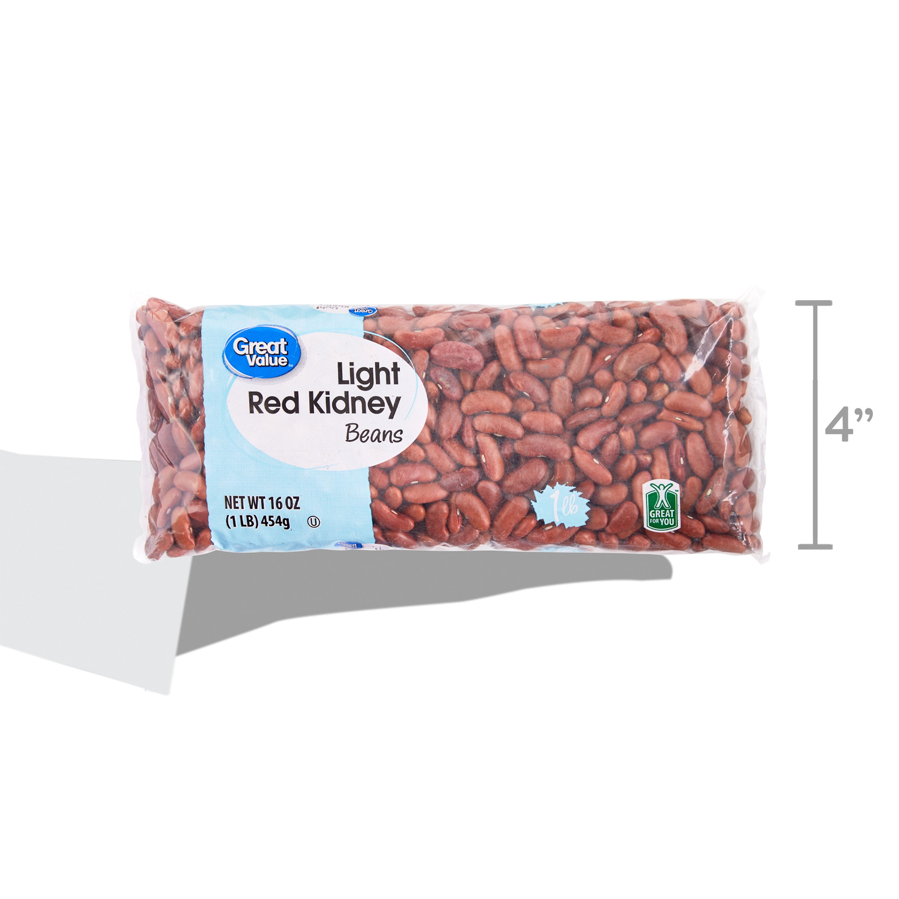 Great Value Light Red Kidney Beans, 1 lb