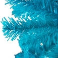 thumbnail image 6 of Northlight Pre-Lit Medium Pine Artificial Christmas Tree - 6' - Turquoise - Clear Lights, 6 of 10