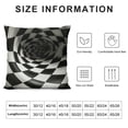 thumbnail image 5 of JEUXUS  Pillow Covers  Black and White Buffalo Plaid with Ruffle Fall Pillows Farmhouse Pillow Covers Fall Decorations Cushion Covers for Porch Decor,Couch,Bed, 5 of 5