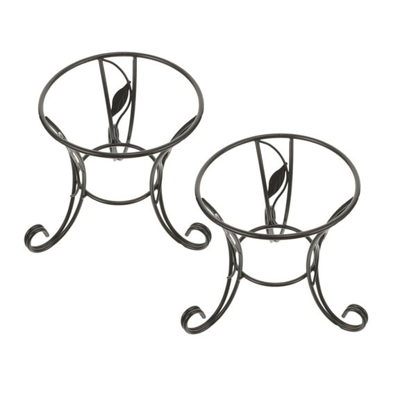 FRCOLOR 2 Pcs Metal Gazing Ball Stand Metal Crystal Ball Base For Garden Ornament And Reflective Sphere Display With Creative European