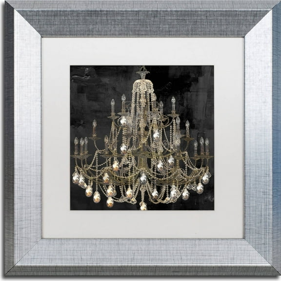 Trademark Fine Art "Dancing on the Ceiling I" Canvas Art by Color Bakery, White Matte, Silver Frame