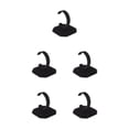 thumbnail image 2 of jesticaly Watch Display Holder Telescopic C-Type Velvet Home Bracelet Stand Black 5Set, 2 of 6