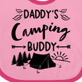 thumbnail image 4 of Inktastic Daddys Camping Buddy Boys or Girls Baby Bib, 4 of 4