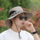thumbnail image 4 of Sombrero para el sol, sombrero impermeable de ala ancha con protección UV, sombrero Boonie para pesca, senderismo, jardín, playa, 4 of 5