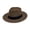 Coffee, variant on Lispipm Men and Women Sun Hat Short Brim Classic Summer Beach Cap Unisex Outdoor Jazz Hats for Vacation Woven Breathable Caps Beige M