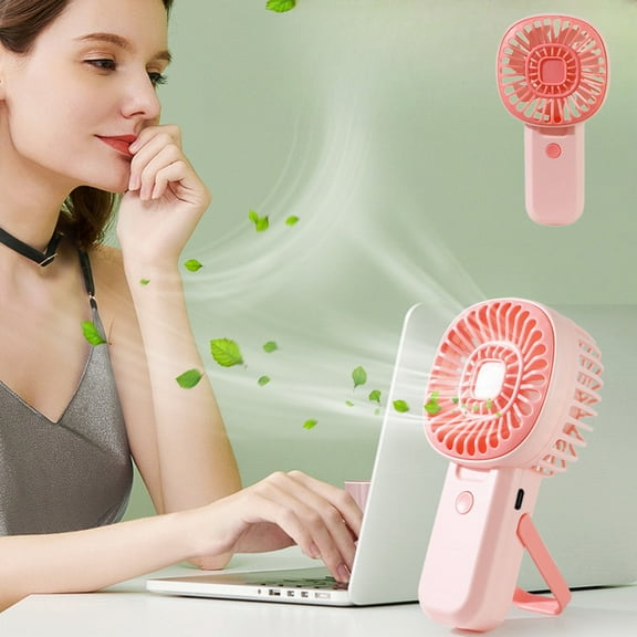 Dopebox Room Air Conditioner Portable Fan Conditioner with 2 Speeds Mini Desk Fan Portable Fan Water Mist, for Bedroom Home (Pink)