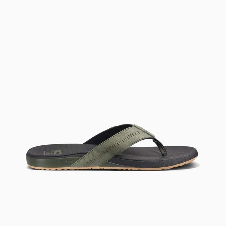 Reef Men\'s Dark Green Flip-Flops Reef Men main image 4