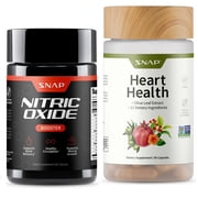Snap Supplements Nitric Oxide Booster, Heart Health Supplement, 60 + 90 Capsules