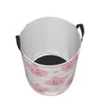thumbnail image 3 of Goofa Cartoon Pig Printed Circular Hamper,Laundry Basket with Handles,Storage Baskets Foldable,Large Capacity Laundry Hamper-Small, 3 of 8