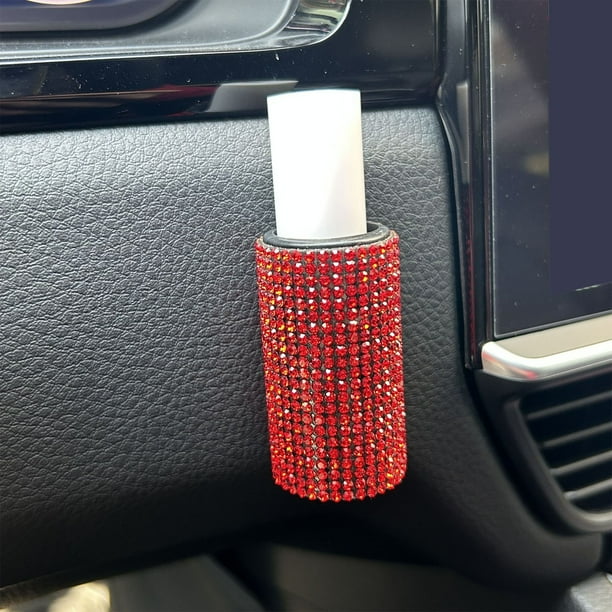 Portacargacargas para barras de labios para coche - soporte adhesivo sin taladro, organizador para objetos pequeños, 5x2x2 cm, plástico (blanco/negro/rojo/rosa/multicolor)