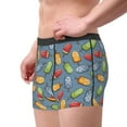 thumbnail image 3 of Kdxio Men's Boxer Briefs with Fruit Ice Cream Print - Comfortable and Breathable Underwear for Everyday Wear, 3 of 7