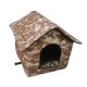 thumbnail image 4 of Bonita perrera de tela Oxford para gatos, parte superior con cremallera, método de conexión resistente a la intemperie, duradero para perros pequeños, Estilo D Sunnimix Perros Cama Gato, 4 of 8