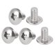thumbnail image 1 of M6x10mm Acero inoxidable 316 tornillos de máquina de cabeza Phillips Braguero Tono Plata 5pcs Unique Bargains juegos de tornillos y tuercas, 1 of 2