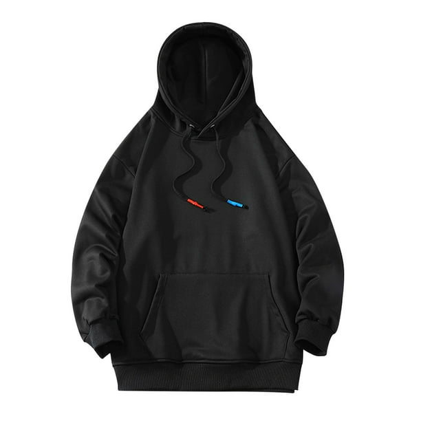Sudadera para hombre Sudaderas de otoño Casual Sports Solid Fitness Pullover con capucha y bolsillos grandes Odeerbi ODB-5