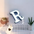 thumbnail image 5 of Blasgw Creative LED Letter Lights Night Light Plastic English Letters Light Lamp Decor White, 5 of 9