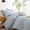 Blue White Gingham, variant on Gingham Duvet Cover Queen Size Brown White Plaid Checkered Comforter Cover 3 Pcs Breathable Durable Washed Cotton Duvet Cover Set Grid Bedding Set