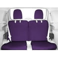thumbnail image 2 of CalTrend Rear 50/50 Split Bench Tweed Seat Covers for 2008-2013 Toyota Highlander - TY483-10TA Purple Insert and Trim, 2 of 3