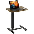 thumbnail image 1 of HOMCOM Standing Desk Adjustable Height, Rustic Brown, 1 of 10