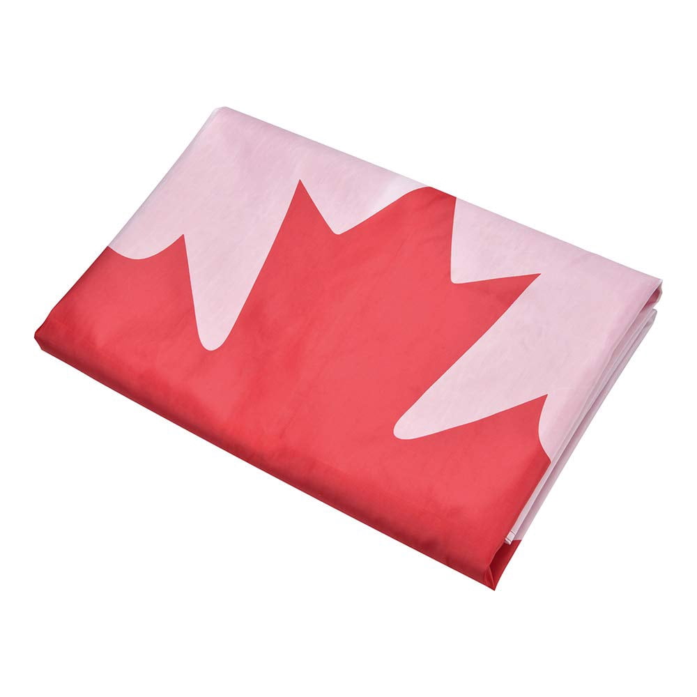 Yeshom 4x6 Durable Polyester Canadian Flag with Vivid Fade-Resistant Colors and Brass Grommets