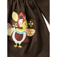 thumbnail image 4 of Mialoley Baby Girl Thanksgiving Day Pullover + Leopard/Turkey Print Pants + Neckerchief, 4 of 9