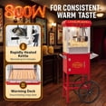 thumbnail image 4 of Popcorn Machine Cart with Wheels, 10 Oz Kettle, Scoop and 2 Cups, Akaber 800W Commercial Popcorn Maker Machine, Makes 48 Cups per Batch, Movie Theater Popper, 4 of 7