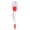 white and orange, variant on Sports Ballpoint Pens, Sports Retractable Gel Pens with Baseball Topper, 0.5Mm Black Ink, for Suitable for Sports Enthusiasts, Writing, Exams, and Office Work., White and Orange