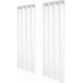 thumbnail image 1 of Set Of 2 White Voile Curtains With Eyelets Children Curtain Voile Window 140x180cm Banmo, 1 of 2