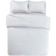 thumbnail image 2 of Legacy Decor Bedspread Coverlet 3 Pcs Set Oversized 118 x 106 King Size White Color, All Ages., 2 of 5